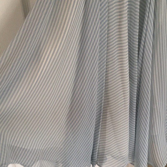 GUESS Blue and White Stripe Dress 4 - Picture 2 of 10